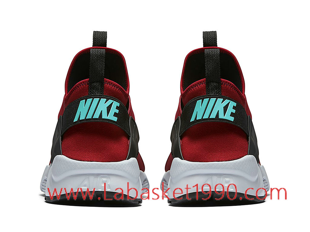 huarache rouge noir