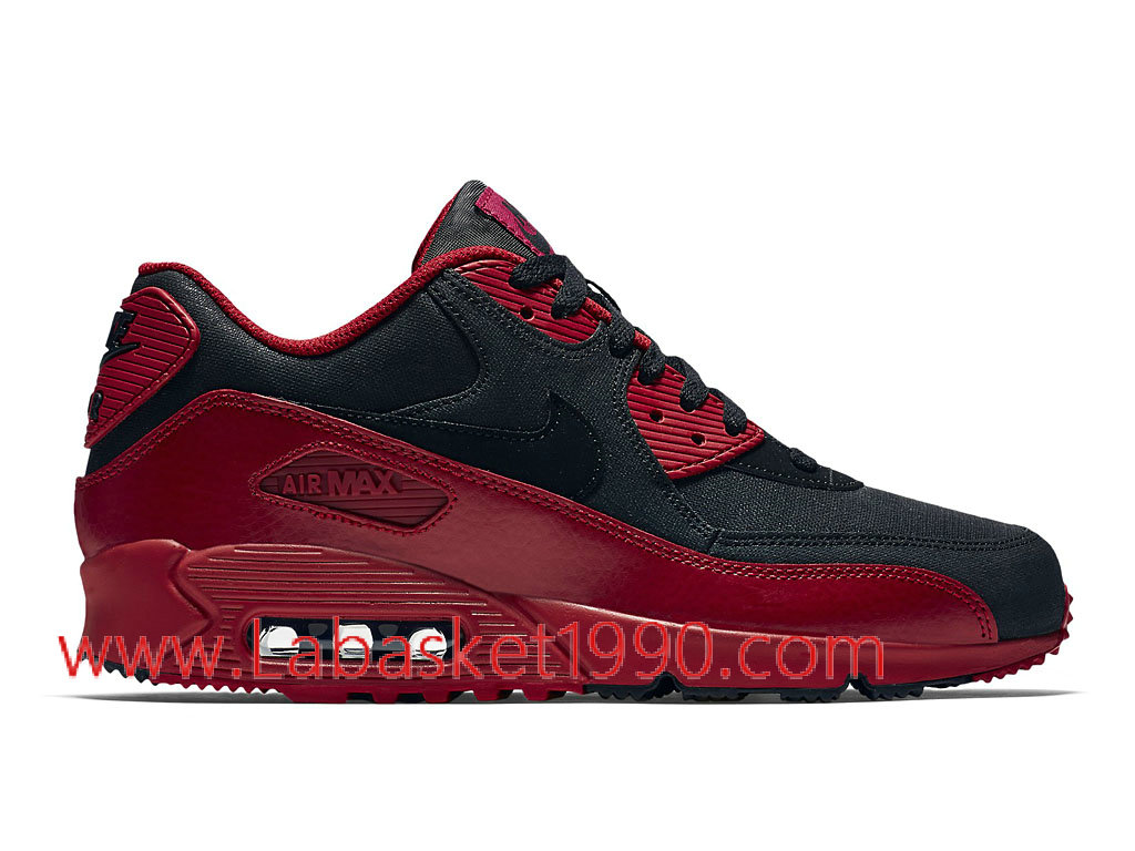 Nike Air Max 90 Winter 683282_606 Chaussures de Running Pas Cher ... Nike Air Max 90 Winter 683282_606 Chaussures de Running Pas Cher Pour Homme Noir Rouge ...