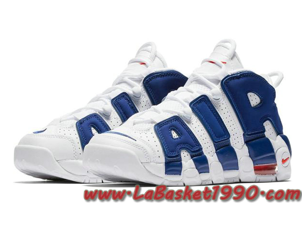 nike air uptempo bleu