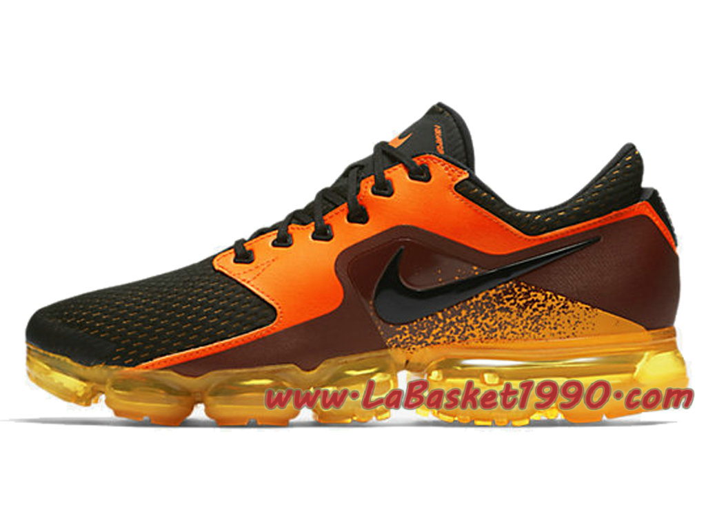 basket homme orange